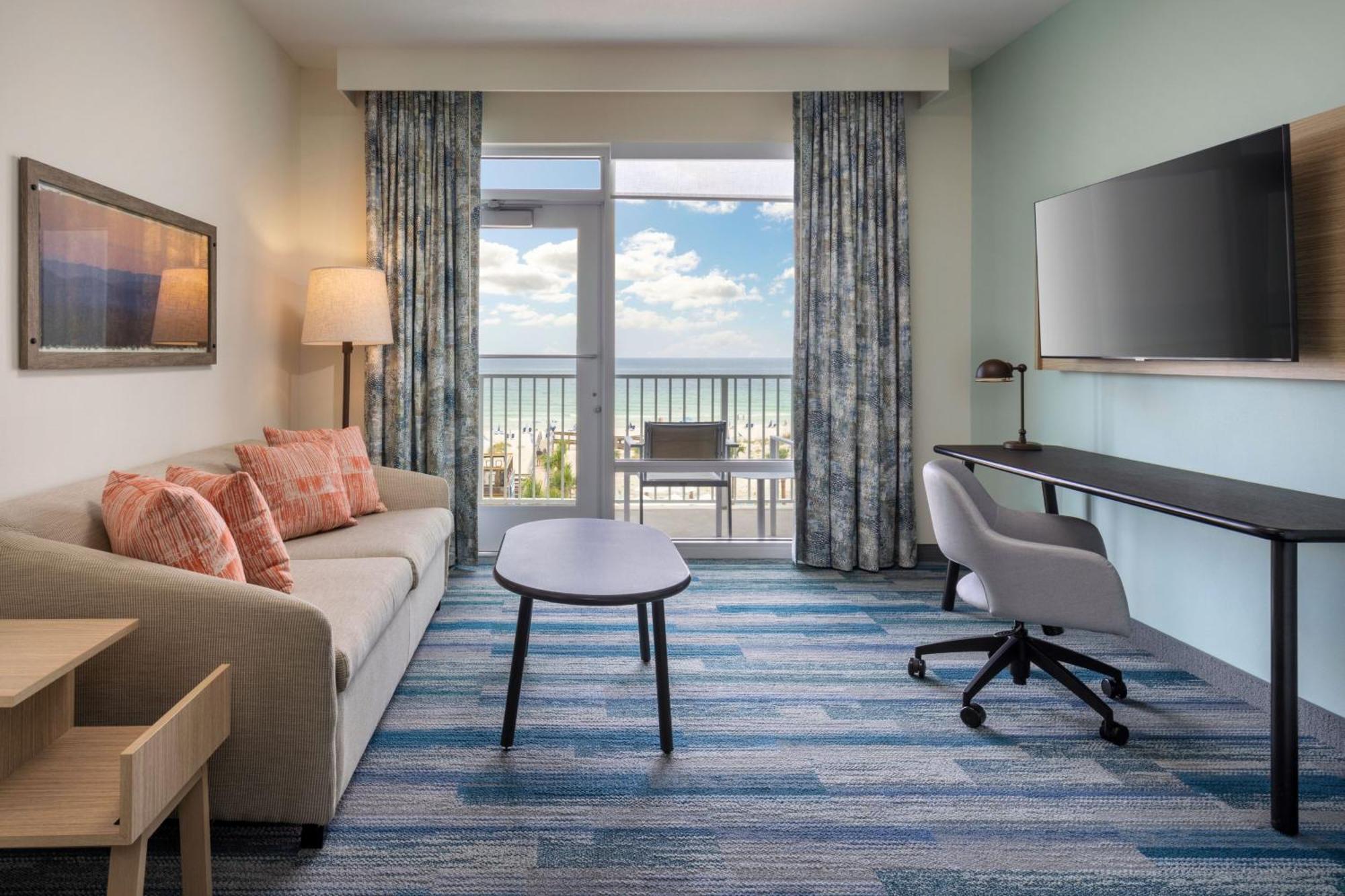 Beachfront King Suite with Sofa Bed and Balcony