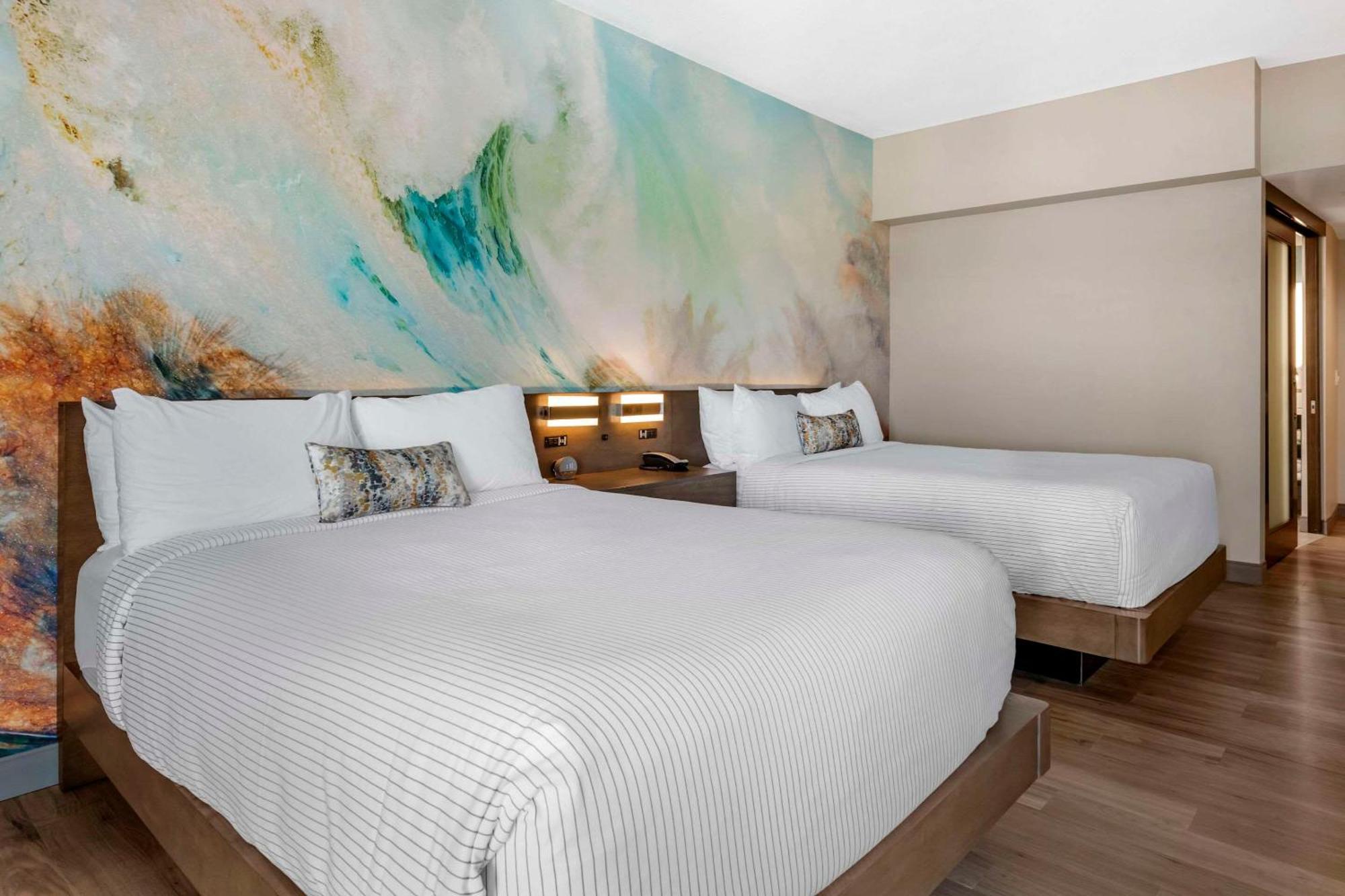 Suite Two Queen Beds Roll Shower Accessible or Non Smoking