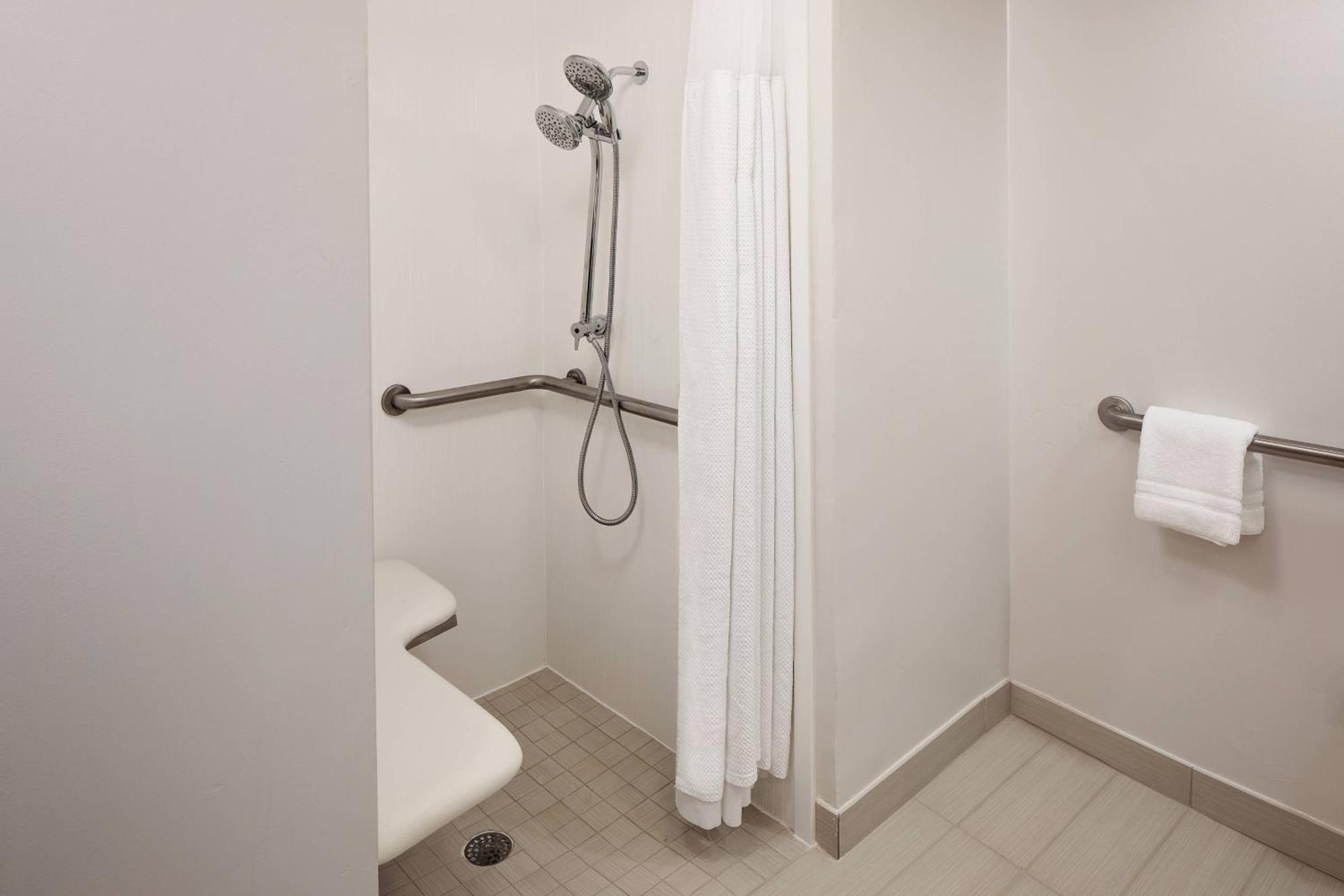 King Room Roll Shower Mobility Access or Hearing Accessible