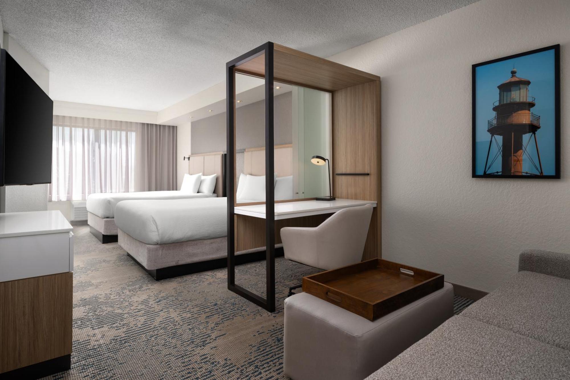 Suite with Two Double Beds and Sofa Bed - Hearing Accessible