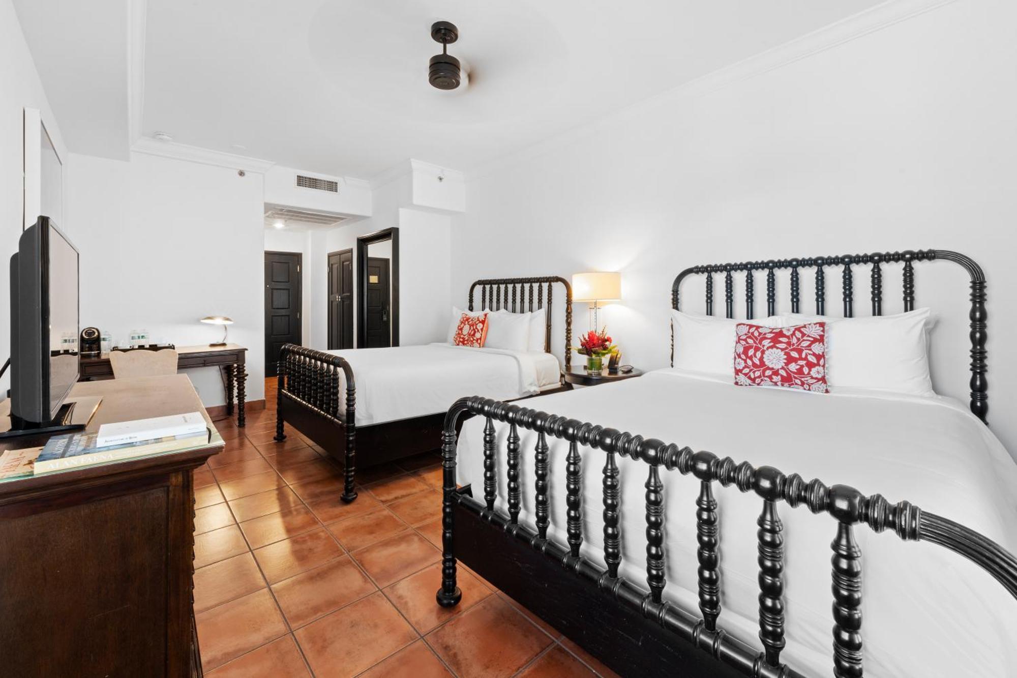 Double Room Two Double Beds District View