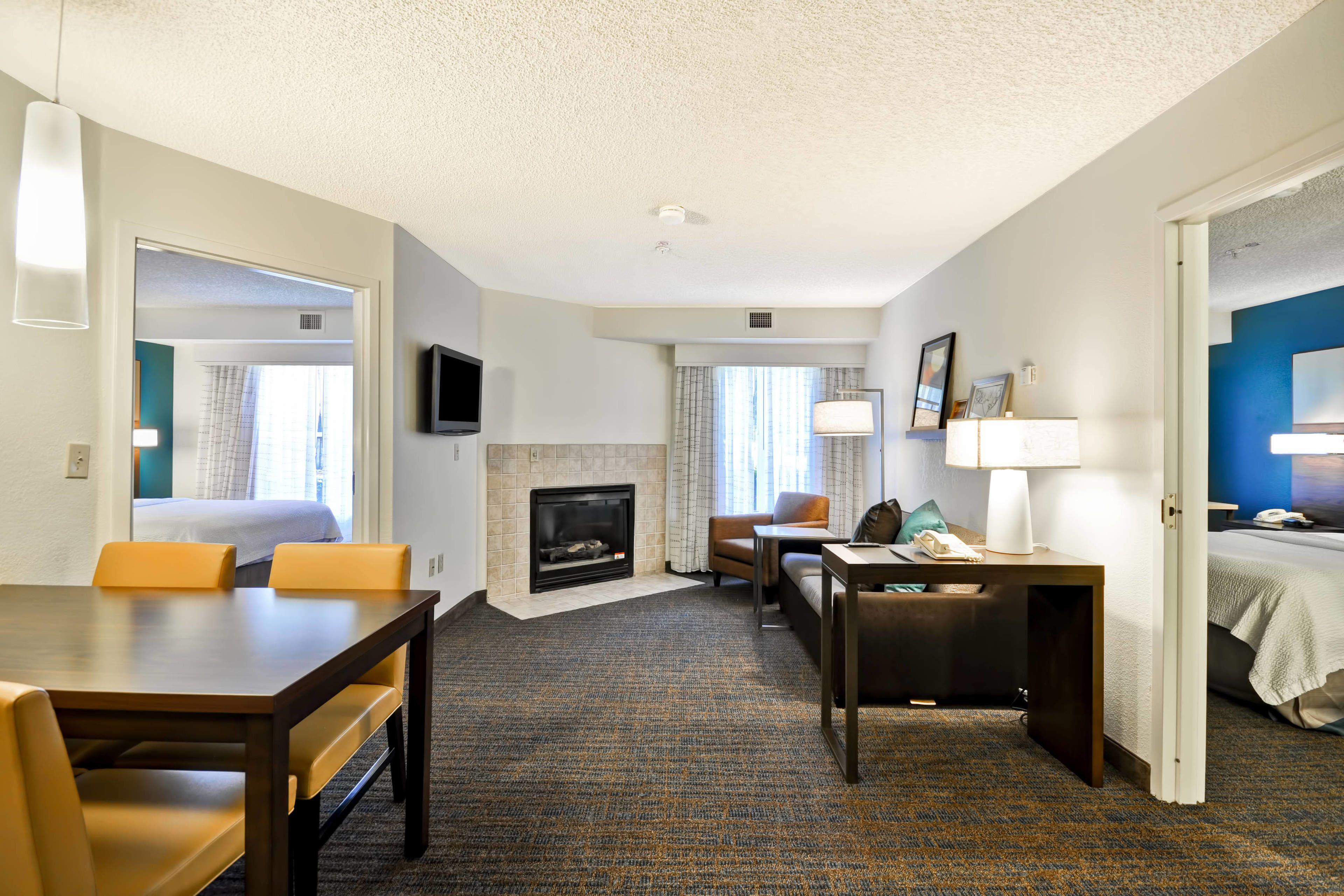 Two-Bedroom Suite Fireplace
