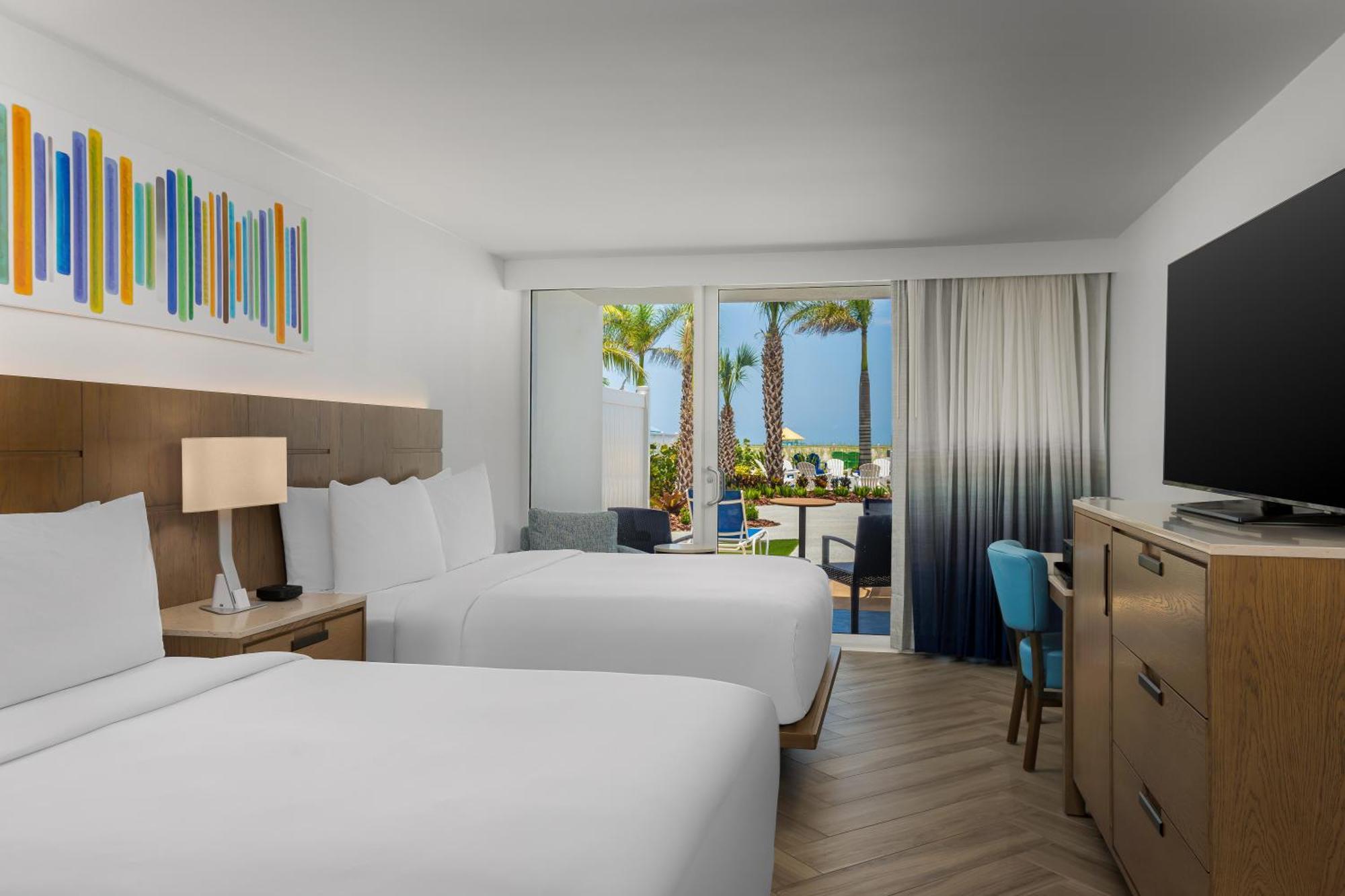 Queen Room Two Queen Beds Balcony or Patio Ocean Front