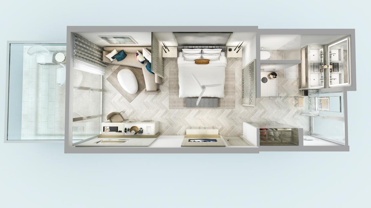 Luxury Second Floor Balcony Suite